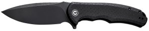 CIVIVI Praxis C803G 3.75In Black Coarse Micarta Stonewashed Blade