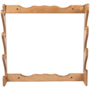 Allen Company Four Gun Wooden Wall Rack Natural Finish 18550