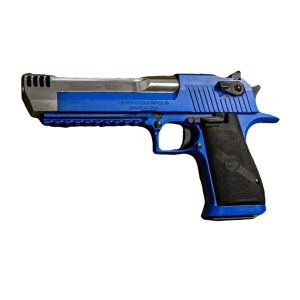 Magnum Research DE50NB .50 AE 6 In 7-Round NRA Blue Picatinny Rail view 2
