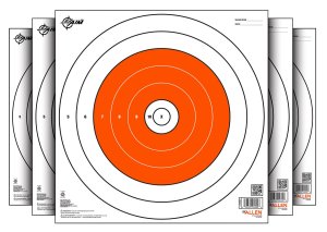 Allen EZ Aim Paper Bull's-Eye Target 12x12 White/Orange 12pk