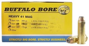 Buffalo Bore 16C20 41 Rem Mag 170gr JHP Ammo 20/Box