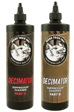 Bore Tech Decimator Suppressor Cleaner 16oz 2-Bottle Set BTCQ30816AB