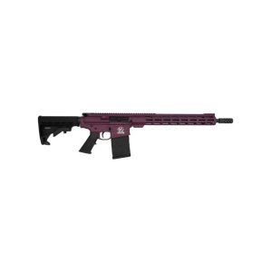 GL10308SSCHY Great Lakes Firearms .308 Win Rifle 10rd Mag 16" Stainless Barrel 15 MLOK Rail Black Cherry Finish