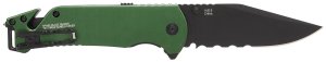 SOG SOG11520157 Escape ATK 2.0 EDC 3.40" Part Serrated AUS-8A Blade