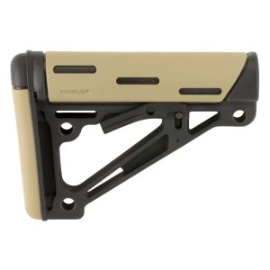 Hogue AR15/M16 Flat OverMolded Collapsible Mil-Spec Buttstock 15340