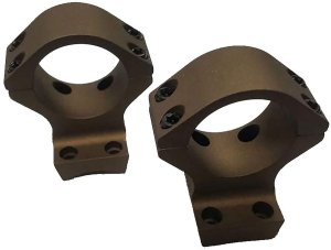 Talley HC950735 Scope Mount/Ring Combo Burnt Bronze 1" Tube High X-Bolt