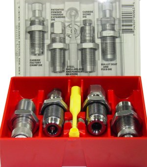Lee Precision 90968 Carbide 4-Die Set 45 ACP Reloading Kit