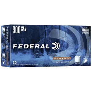 Federal Premium Power-Shok .300 Savage 180 Grain SP 20 Rounds