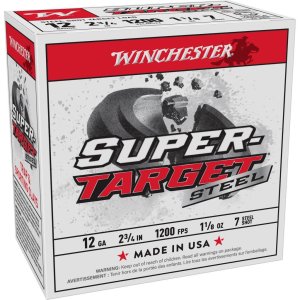 Winchester TRGT12S7 Super-Target 12 Gauge 2.75" 1 1/8 oz 1200 fps 7 Shot 25 Bx/10 Cs