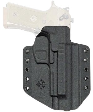 C&G Holsters 2750100 Covert OWB Black Kydex Belt Loop Fits Beretta M9A3...