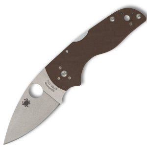 Spyderco Lil Native 2.42in Cpm 15V Satin Plain Drop Point G-10 Handle
