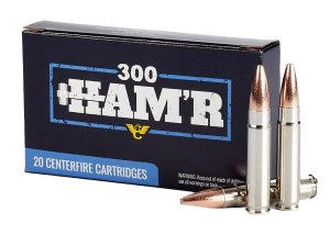 Wilson Combat 300 HAM'R 135 Grain Nickel Cased 20 Round Box