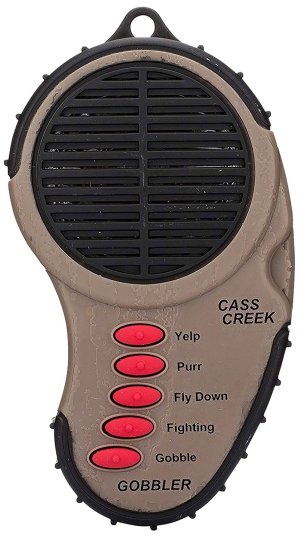 Cass Creek 041 Ergo Spring Gobbler Electronic Game Call, Camo, Belt Clip