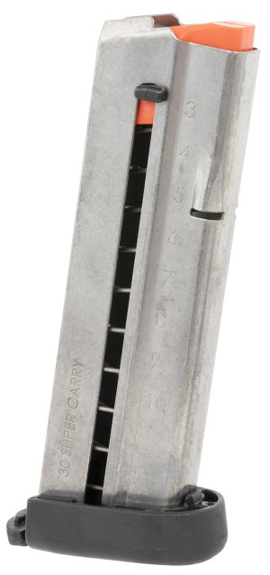 Smith & Wesson M&P Shield EZ Magazine 10rd .30 Super Carry Silver