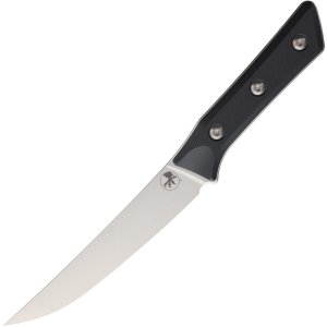 Microtech 3100-10BK Boning Knife 6.125 In Stonewash Black G-10
