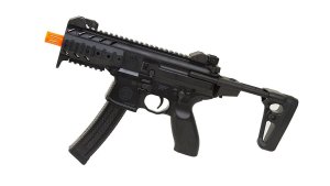 Sig Sauer AIR-S1-MPX-S Airsoft Rifle, Spring, 6mm BB, Adjustable Stock