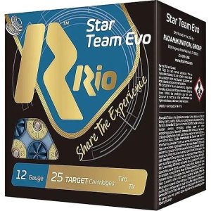 Rio Star Team EVO 28 Low Recoil Shotshells 12ga 2-3/4 1oz 1135fps #8 25/ct