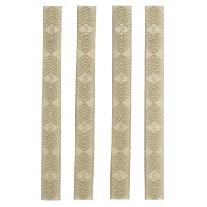 ERGO M-LOK Wedgelok Rail Cover 4-Pack, Dark Earth