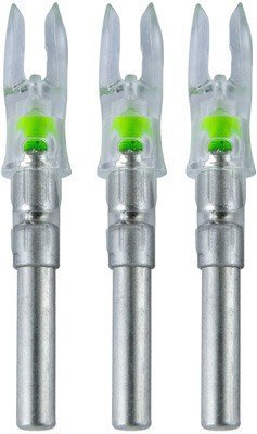 Nockturnal NT205 Lighted Nocks S-Series Green 3-Pack