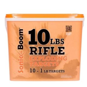 Sonic Boom SBT0110P Exploding Rifle Targets 1 lb 10 Count Blaze Orange