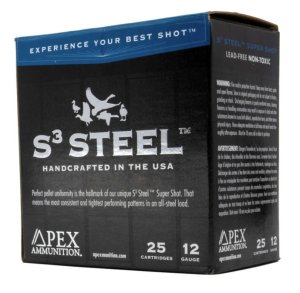 Apex Tactical Specialties Waterfowl S3 Steel 12 Ga 3 In 1-1/4oz #4 25 Box