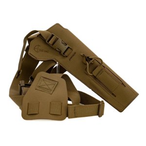 Cole-TAC VW102 Varmint Wrangler Chest Holster Coyote Brown Matte Finish