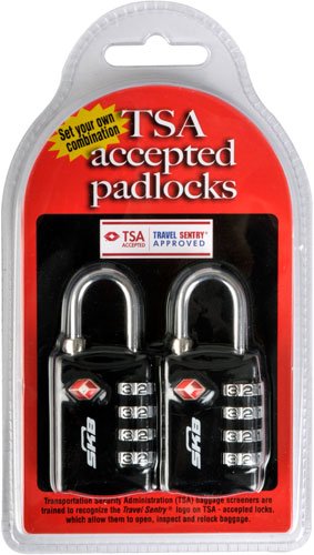 SKB 1SKB-PDL TSA Combo Padlock 2-Pack, Set Your Own Combination
