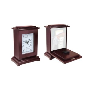 RGC Peace Keeper Mahogany Gun Clock Concealment Vault
