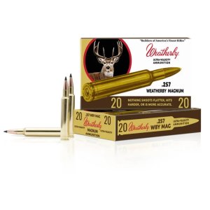 Weatherby Retro Box .257 Weatherby Magnum Ammo 100gr Swift Scirocco 20 Rounds
