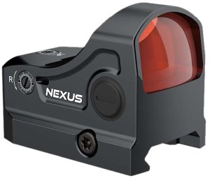 TruGlo TGTG8322B Nexus Red Dot Matte Black 1x 22mm 3 MOA Reticle
