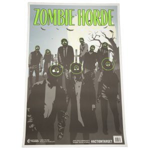 Action Target GS-ZOMHORDE-100 Zombie Horde Target, 23"x35", 100 Pack