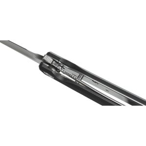 Crkt 3810 LCK + Large 3.62" Folding Drop Point Plain Satin 8Cr13mov SS