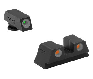 Meprolight 102203301 Tru-Dot Sight Set Green/Orange Tritium Glock 42/43/48X
