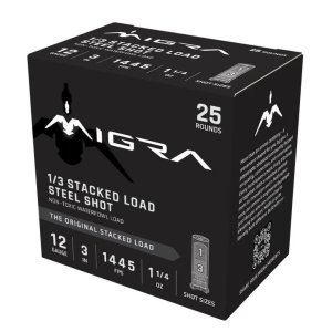 Migra M12AS13 12 Gauge 3 In 1-1/4 Oz Steel #1 & #3 25 Rounds