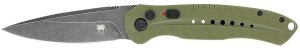 CobraTec Knives Diablo 3.5 In D2 Blade OD Green G10