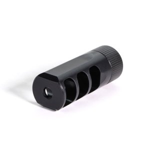 Faxon Firearms FFMD5563PMBSQPQ 5.56 NATO Muzzlok 3-Port Muzzle Brake