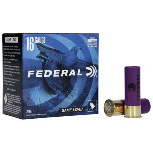 Federal H1606 Game-Shok 16 Gauge 2.75" 1 oz 1165 fps 6 Shot 25 Bx/10 Cs