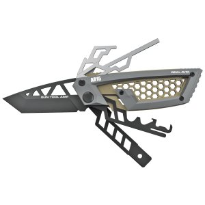 Real Avid Gun Tool AMP-AR Steel AR-15 Multi-Tool Gray/OD