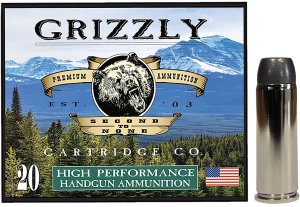 Grizzly Ammo GC45C4 45Colt 265gr Wide Flat Nose Gas Check 20 Per Box-1...