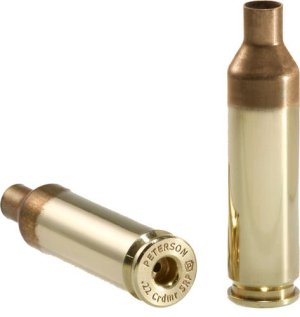 Peterson 40025-R 22 Creedmoor Unprimed Brass Cases 50Pk