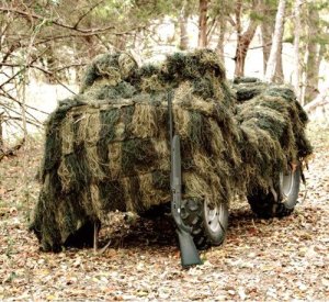 Red Rock 70935 Ghillie Blind 5'x12' Woodland Camouflage Netting
