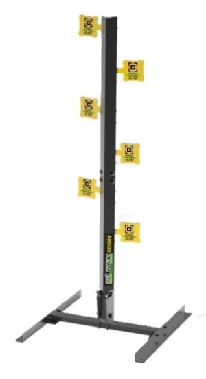 Caldwell 1223930 AR500 Rimfire Dueling Tree 6 Targets 54 In Adjustable