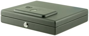 Bulldog BD4055B Biometric Pistol Vault 11.5"x9.8"x2.5" Black Matte