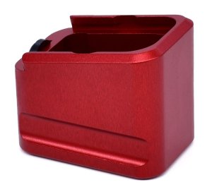 Warne 3115 Magazine Extension Glock 17/22 +5/9mm Red