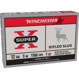 Winchester X123RS15 12 Gauge 3 In 1 oz Rifled Slug 1760 fps