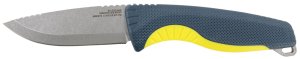 SOG Aegis FX 3.7 In Drop Point 4116 SS Blade Indigo Handle