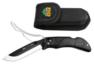 Outdoor Edge RO10C RazorPro 3.5 In Folding Knife Black TPR Handle