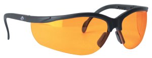 Walker's GWPAMBLSG Sport Glasses Adult Amber Lens Polycarbonate Black Frame