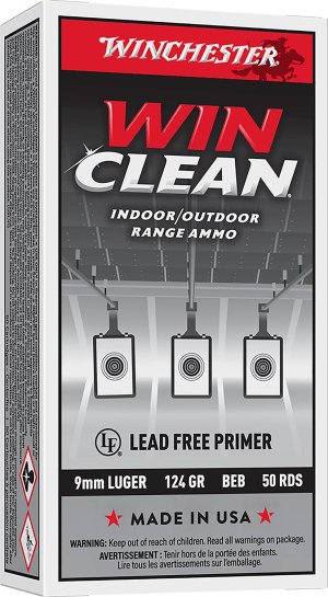 Winchester Ammo WC92 Super X Target 9mm Luger 124 gr Winclean Brass Enclosed Base 50 Per Box/ 10 Cs
