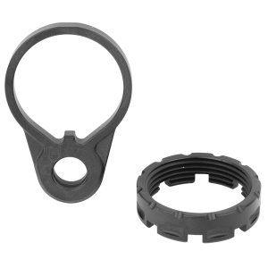 Fortis QD END-CN-COMBO Castle Nut & End Plate, Black Anodized Finish